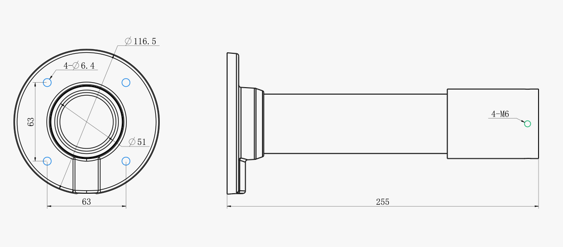 Потолочный кронштейн MS-A42